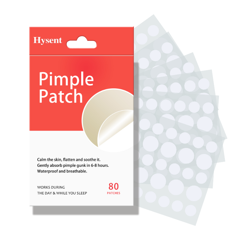 Patch hydrocolloïde transparent contre l'acné