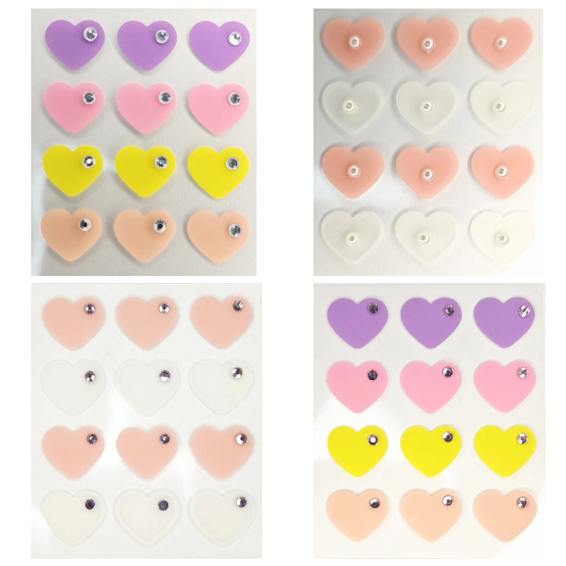 Patch hydrocolloïde contre l'acné avec éléments décoratifs